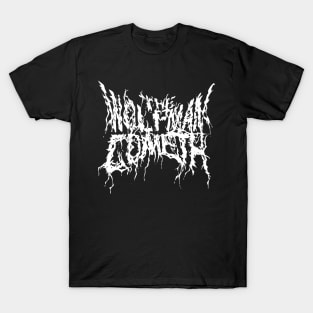 The Wolfman Cometh - Black Metal T-Shirt